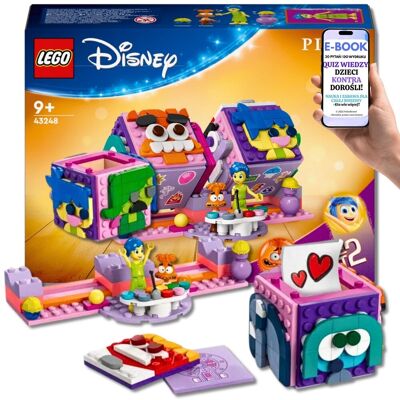 KLOCKI DISNEY Emocje Riley W Kostkach 43248 - Zestaw „W głowie się nie mieści 2 LEGO PREZENT + EBOOK-2 KLOCKI DISNEY Emocje Riley W Kostkach 43248 - Zestaw „W głowie się nie mieści 2 LEGO PREZENT + EBOOK-2