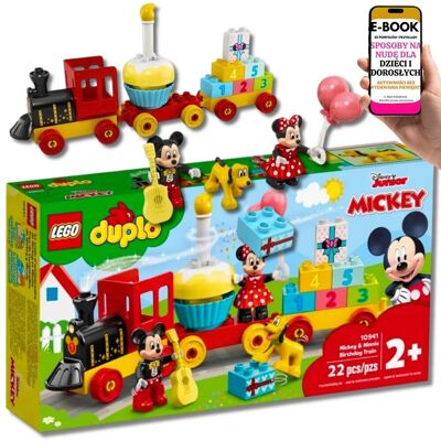 KLOCKI DUPLO – Magiczny Pociąg Urodzinowy 10941 Miki, Minnie i Pluto LEGO PREZENT + EBOOK-3 KLOCKI DUPLO – Magiczny Pociąg Urodzinowy 10941 Miki, Minnie i Pluto LEGO PREZENT + EBOOK-3