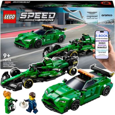Lego KLOCKI PREZENT Aston Martin F1 + Samochód Bezpieczeństwa 76925 – Wyjątkowy Zestaw dla Dziecka Syna Chłopca + EBOOK-2 Lego KLOCKI PREZENT Aston Martin F1 + Samochód Bezpieczeństwa 76925 – Wyjątkowy Zestaw dla Dziecka Syna Chłopca + EBOOK-2