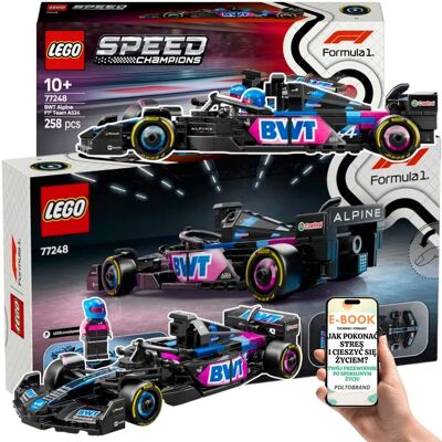 Lego KLOCKI PREZENT SAMOCHÓD BOLID BWT Alpine A524 F1 77248 Speed Champions PREZENT DLA CHŁOPCA SYNA + EBOOK-1 Lego KLOCKI PREZENT SAMOCHÓD BOLID BWT Alpine A524 F1 77248 Speed Champions PREZENT DLA CHŁOPCA SYNA + EBOOK-1