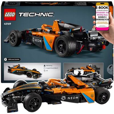Lego KLOCKI PREZENT TECHNIC 42169 McLaren Formula E – Zbuduj wyścigówkę F1 z funkcją jazdy -Dla fanów Prędkości + EBOOK-3 Lego KLOCKI PREZENT TECHNIC 42169 McLaren Formula E – Zbuduj wyścigówkę F1 z funkcją jazdy -Dla fanów Prędkości + EBOOK-3