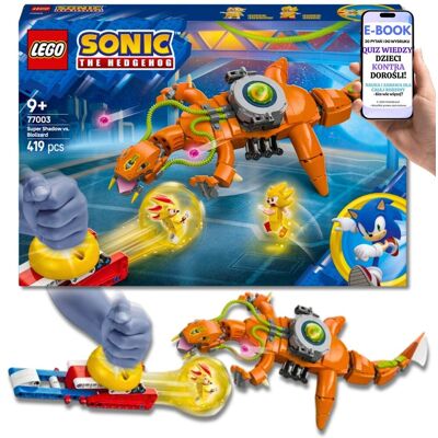 Lego KLOCKI Sonic™ Super Shadow vs. Biolizard 77003 – Zbuduj Walkę o Szmaragd Chaosu PREZENT DLA DZIECI + EBOOK-2 Lego KLOCKI Sonic™ Super Shadow vs. Biolizard 77003 – Zbuduj Walkę o Szmaragd Chaosu PREZENT DLA DZIECI + EBOOK-2