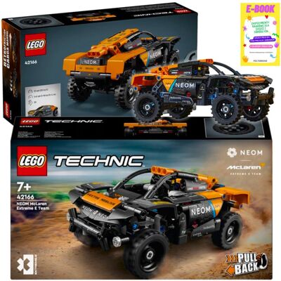 Lego KLOCKI TECHNIC - NEOM McLaren Extreme E Race Car (42166) AUTKO SAMOCHÓD KLOCKI PREZENT + EBOOK Lego KLOCKI TECHNIC - NEOM McLaren Extreme E Race Car (42166) AUTKO SAMOCHÓD KLOCKI PREZENT + EBOOK