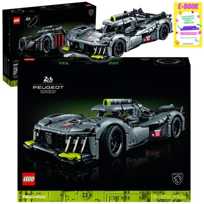 Lego KLOCKI TECHNIC - PEUGEOT 9X8 Le Mans Hybrid Hypercar (42156) KLOCKI AUTO PREZENT + EBOOK Lego KLOCKI TECHNIC - PEUGEOT 9X8 Le Mans Hybrid Hypercar (42156) KLOCKI AUTO PREZENT + EBOOK