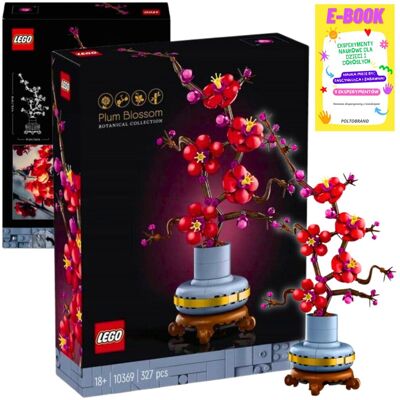 Lego Klocki Zestaw Botanical Collection - Kwiat Śliwy Na Prezent (10369 ) Klocki + Ebook Lego Klocki Zestaw Botanical Collection - Kwiat Śliwy Na Prezent (10369 ) Klocki + Ebook