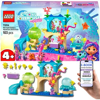KOCI DOMEK GABI SYRENKA GABI i Syrenkotka w podwodnym świecie Lego Dla Wnuczki Dziewczynki 5 6 7 8 9 10 Latki + EBOOK-2 KOCI DOMEK GABI SYRENKA GABI i Syrenkotka w podwodnym świecie Lego Dla Wnuczki Dziewczynki 5 6 7 8 9 10 Latki + EBOOK-2