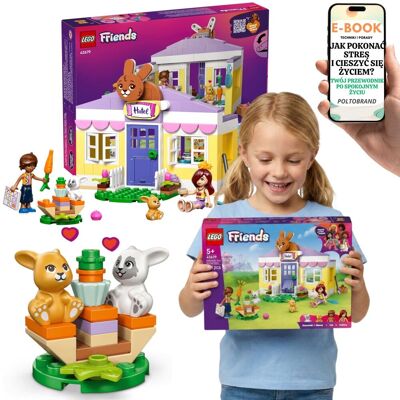 KRÓLICZKI 42679 LEGO Friends Hotel Dla Zwierząt Dla Dzieci + E-BOOK-1 KRÓLICZKI 42679 LEGO Friends Hotel Dla Zwierząt Dla Dzieci + E-BOOK-1
