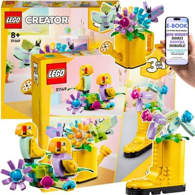 KWIATY 3w1 KONEWKA + KALOSZ + PTASZKI • (31149) LEGO PREZENT DLA DZIEWCZYNKI CÓRKI + EBOOK-2 KWIATY 3w1 KONEWKA + KALOSZ + PTASZKI • (31149) LEGO PREZENT DLA DZIEWCZYNKI CÓRKI + EBOOK-2