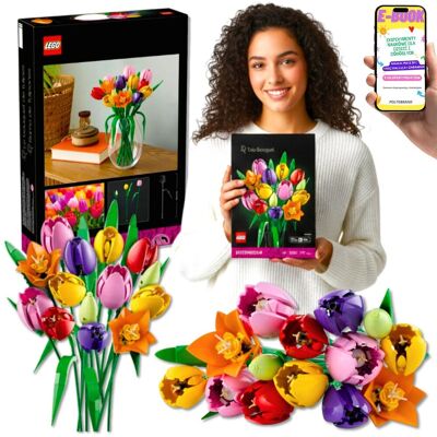 KWIATY BOTANICALS TULIPANY bukiet kwiatów LEGO (11501) dekoracja wnętrz 18+ LEGO PREZENT NA WALENTYNKI DZIEŃ KOBIET + EBOOK KWIATY BOTANICALS TULIPANY bukiet kwiatów LEGO (11501) dekoracja wnętrz 18+ LEGO PREZENT NA WALENTYNKI DZIEŃ KOBIET + EBOOK