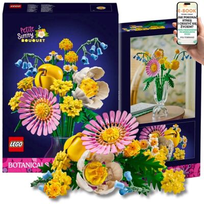 Lego KWIATY NA PREZENT BUKIET - 10347 Mały Bukiet Żółtych Kwiatów KLOCKI PREZENT + EBOOK-1 Lego KWIATY NA PREZENT BUKIET - 10347 Mały Bukiet Żółtych Kwiatów KLOCKI PREZENT + EBOOK-1