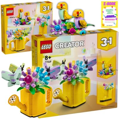 Lego Kwiaty Prezent - Creator 3W1 Kwiaty W Konewce Ptaki Kalosz + Ebook Lego Kwiaty Prezent - Creator 3W1 Kwiaty W Konewce Ptaki Kalosz + Ebook