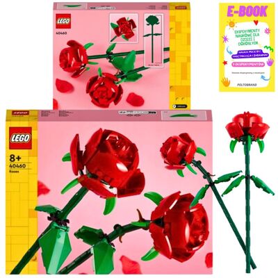 Lego Kwiaty Prezent - Creator Róże + Ebook Lego Kwiaty Prezent - Creator Róże + Ebook