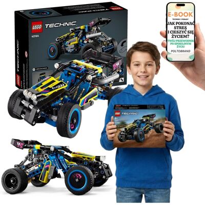 ŁAZIK TERENOWY 42164 LEGO Technic Samochód Wyścigowy Dla Chłopca + E-BOOK-1 ŁAZIK TERENOWY 42164 LEGO Technic Samochód Wyścigowy Dla Chłopca + E-BOOK-1