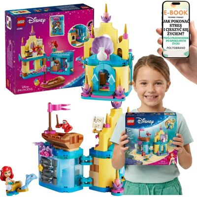 Lego MAŁA SYRENKA 43285 Disney Princess Pałac Arielki Dla Dziewczynki + E-BOOK-1 Lego MAŁA SYRENKA 43285 Disney Princess Pałac Arielki Dla Dziewczynki + E-BOOK-1