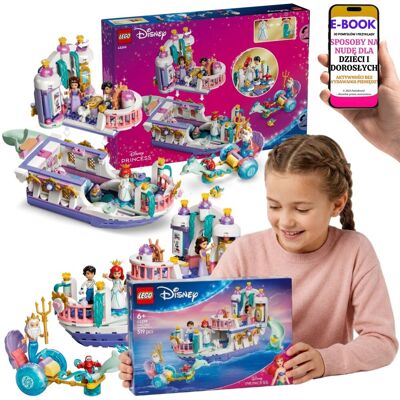 Lego Mała Syrenka 43299 Łódź Arielki Eryk Tryton Vanessa Klocki Disney + E-BOOK-3 Lego Mała Syrenka 43299 Łódź Arielki Eryk Tryton Vanessa Klocki Disney + E-BOOK-3