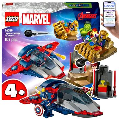 MARVEL dla dzieci 4+ Kapitan Ameryka i Thanos w zestawie z rakietami, pojazdami i klejnotem nieskończoności Lego Dla Dziecka 5 6 7 8 9 Latka .. MARVEL dla dzieci 4+ Kapitan Ameryka i Thanos w zestawie z rakietami, pojazdami i klejnotem nieskończoności Lego Dla Dziecka 5 6 7 8 9 Latka ..