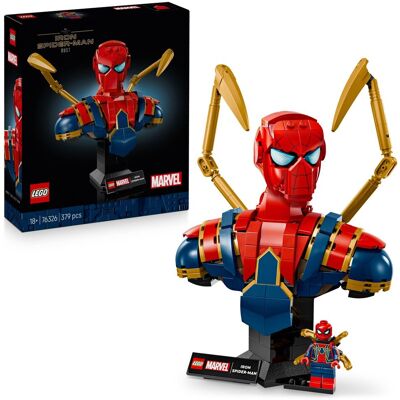 Lego Marvel, klocki, Popiersie Iron Spider-Mana, 76326 Lego Marvel, klocki, Popiersie Iron Spider-Mana, 76326