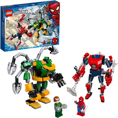 Lego Marvel, klocki, Spider-man, Bitwa Mechów Spider-mana i Doktora, 76198 Lego Marvel, klocki, Spider-man, Bitwa Mechów Spider-mana i Doktora, 76198