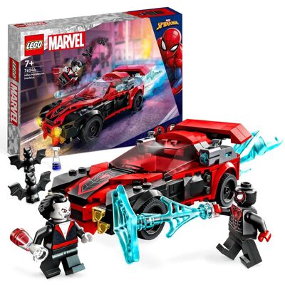 Lego Marvel, klocki, Spider Man, Miles Morales kontra Morbius, 76244 Lego Marvel, klocki, Spider Man, Miles Morales kontra Morbius, 76244