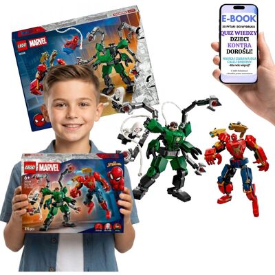 MARVEL MECH 76338 Spider Man Vs Doc Ock LEGO Super Heroes + E-BOOK-2 MARVEL MECH 76338 Spider Man Vs Doc Ock LEGO Super Heroes + E-BOOK-2