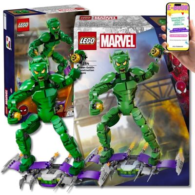 Lego MARVEL PREZENT DLA DZIECKA (76284) – FIGURKA ZIELONY GOBLIN - Zbuduj kultowego złoczyńcę Spider-Mana KLOCKI PREZENT + EBOOK Lego MARVEL PREZENT DLA DZIECKA (76284) – FIGURKA ZIELONY GOBLIN - Zbuduj kultowego złoczyńcę Spider-Mana KLOCKI PREZENT + EBOOK
