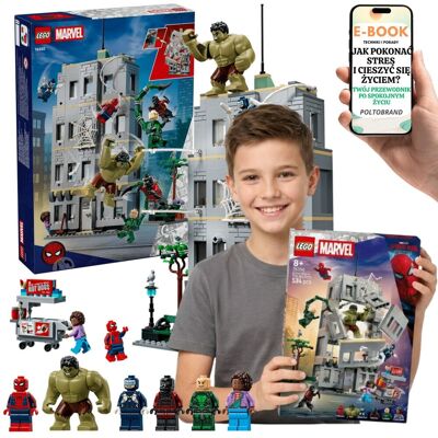 Lego Marvel Spider-Man kontra Hulk Avengers (76350) + E-BOOK-1 Lego Marvel Spider-Man kontra Hulk Avengers (76350) + E-BOOK-1