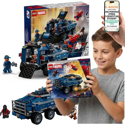 Lego Marvel Spider-Man Pościg za Więźniarką 76349 + E-BOOK-1 Lego Marvel Spider-Man Pościg za Więźniarką 76349 + E-BOOK-1