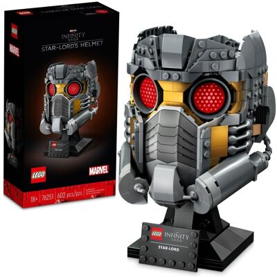 Lego Marvel Star-Lord's Helmet Set 76251 Zestaw modeli kolekcjonerskich dla dorosłych do budowania dekoracji domu kreatywnej aktywności pomysł na pr.. Lego Marvel Star-Lord's Helmet Set 76251 Zestaw modeli kolekcjonerskich dla dorosłych do budowania dekoracji domu kreatywnej aktywności pomysł na pr..