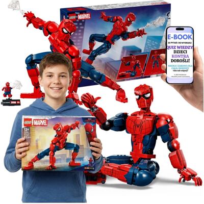 Lego Marvel Super Heroes 76346 Spider-Man Figurka Ruchoma Klocki Marvel + E-BOOK-2 Lego Marvel Super Heroes 76346 Spider-Man Figurka Ruchoma Klocki Marvel + E-BOOK-2