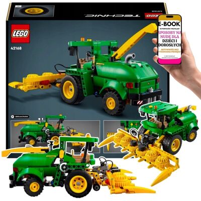 Lego Maszyna Rolnicza John Deere 9700 – Klocki Technic z Funkcjami, Skrętne Koła, Ruchoma Głowica Zestaw 42168 KLOCKI PREZENT + EBOOK-3 Lego Maszyna Rolnicza John Deere 9700 – Klocki Technic z Funkcjami, Skrętne Koła, Ruchoma Głowica Zestaw 42168 KLOCKI PREZENT + EBOOK-3
