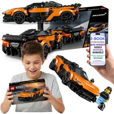 McLAREN W1 77257 Samochód Wyścigowy Dla Chłopca LEGO + E-BOOK-2 McLAREN W1 77257 Samochód Wyścigowy Dla Chłopca LEGO + E-BOOK-2