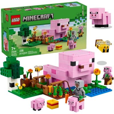 Lego Minecraft 21268 Dom Prosiaczka ze Zwierzętami Świnka Lego Minecraft 21268 Dom Prosiaczka ze Zwierzętami Świnka