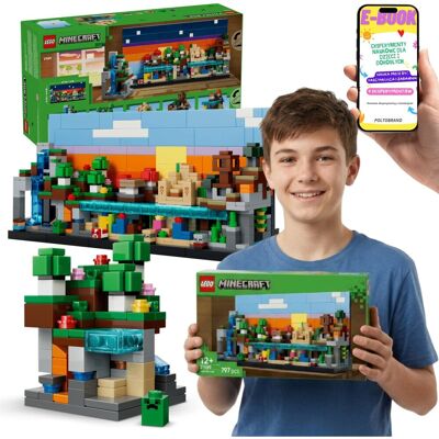 Lego MINECRAFT 21589 Minibiomy Zestaw Kolekcjonerski Dla Gracza + E-BOOK Lego MINECRAFT 21589 Minibiomy Zestaw Kolekcjonerski Dla Gracza + E-BOOK