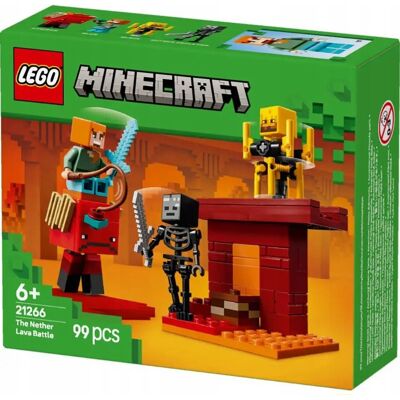 Minecraft - Alex vs szkielety Bitwa na moście Netheru ZESTAW LEGO PREZENT CHŁOPCA DZIEWCZYNKI DZIECI Minecraft - Alex vs szkielety Bitwa na moście Netheru ZESTAW LEGO PREZENT CHŁOPCA DZIEWCZYNKI DZIECI