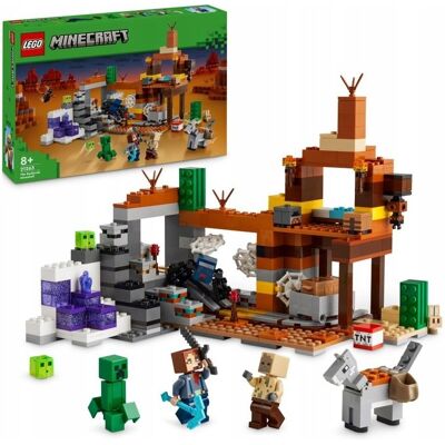 LEGO Minecraft Kopalnia The Badlands Zestaw do Gry Wideo - Zabawka LEGO Minecraft Kopalnia The Badlands Zestaw do Gry Wideo - Zabawka