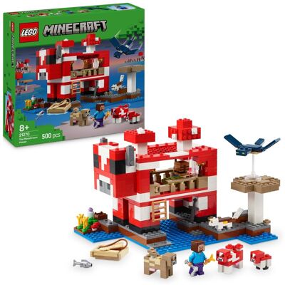 Minecraft - Chatka grzybowej krowy ZESTAW LEGO PREZENT CHŁOPCA DZIEWCZYNKI DZIECI Minecraft - Chatka grzybowej krowy ZESTAW LEGO PREZENT CHŁOPCA DZIEWCZYNKI DZIECI