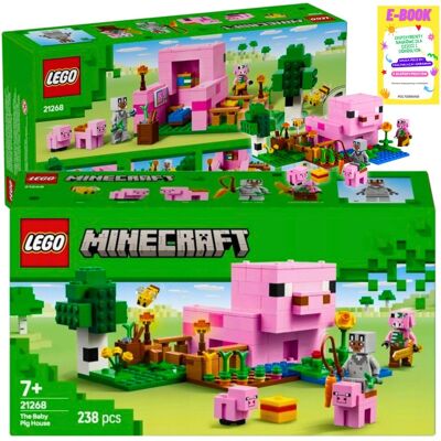 Lego Minecraft - Dom Prosiaczka 21268 Klocki Prezent + Ebook Lego Minecraft - Dom Prosiaczka 21268 Klocki Prezent + Ebook