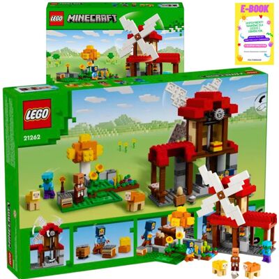 Lego MINECRAFT Farma z wiatrakiem 21262 KLOCKI PREZENT + EBOOK Lego MINECRAFT Farma z wiatrakiem 21262 KLOCKI PREZENT + EBOOK