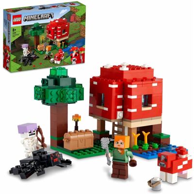 Lego Minecraft, klocki, Dom w grzybie, 21179 Lego Minecraft, klocki, Dom w grzybie, 21179