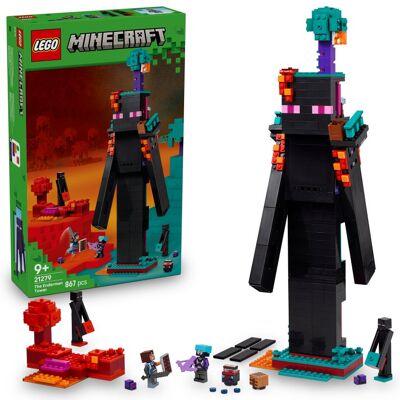 Lego Minecraft, klocki, Wieża Endermana, 21279 Lego Minecraft, klocki, Wieża Endermana, 21279