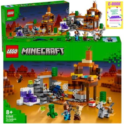 Lego Minecraft - Kopalnia W Badlandach 21263 Prezent + Ebook Lego Minecraft - Kopalnia W Badlandach 21263 Prezent + Ebook