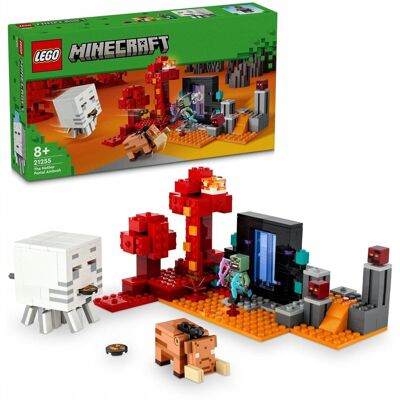 Minecraft - Portal Netheru Zasadzka Ghast ZESTAW LEGO PREZENT CHŁOPCA DZIEWCZYNKI DZIECI Minecraft - Portal Netheru Zasadzka Ghast ZESTAW LEGO PREZENT CHŁOPCA DZIEWCZYNKI DZIECI