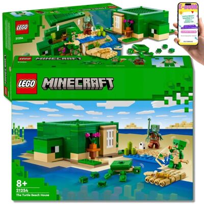 Lego MINECRAFT PREZENT DLA DZIECKA –21254 DOMEK ŻÓŁWIA NA PLAŻY - Tropikalna Przygoda z Utopcem i Małymi Żółwikami KLOCKI PREZENT + EBOOK Lego MINECRAFT PREZENT DLA DZIECKA –21254 DOMEK ŻÓŁWIA NA PLAŻY - Tropikalna Przygoda z Utopcem i Małymi Żółwikami KLOCKI PREZENT + EBOOK