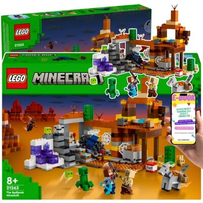 Lego MINECRAFT PREZENT DLA DZIECKA - Kopalnia w Badlandach (21263) + EBOOK Lego MINECRAFT PREZENT DLA DZIECKA - Kopalnia w Badlandach (21263) + EBOOK