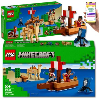 Lego MINECRAFT - REJS STATKIEM PIRACKIM - KLOCKI PREZENT 21259 + EBOOK Lego MINECRAFT - REJS STATKIEM PIRACKIM - KLOCKI PREZENT 21259 + EBOOK