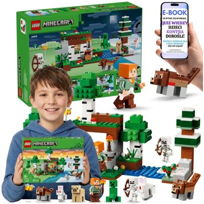 Lego Minecraft Schronienie Creeper Szkielet Alex (21593) + E-BOOK-2 Lego Minecraft Schronienie Creeper Szkielet Alex (21593) + E-BOOK-2