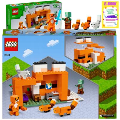 Lego MINECRAFT - SIEDLISKO LISÓW - 21178 + EBOOK Lego MINECRAFT - SIEDLISKO LISÓW - 21178 + EBOOK