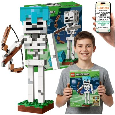 Lego Minecraft Szkielet Figurka 29 cm (21594) + E-BOOK-1 Lego Minecraft Szkielet Figurka 29 cm (21594) + E-BOOK-1