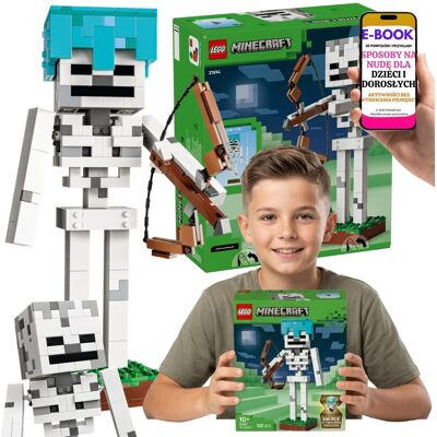Lego Minecraft Szkielet Figurka do Zbudowania 21594 + E-BOOK-3 Lego Minecraft Szkielet Figurka do Zbudowania 21594 + E-BOOK-3