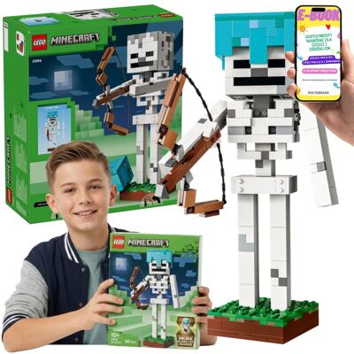Lego Minecraft Szkielet Figurka Kolekcjonerska (21594) + E-BOOK Lego Minecraft Szkielet Figurka Kolekcjonerska (21594) + E-BOOK
